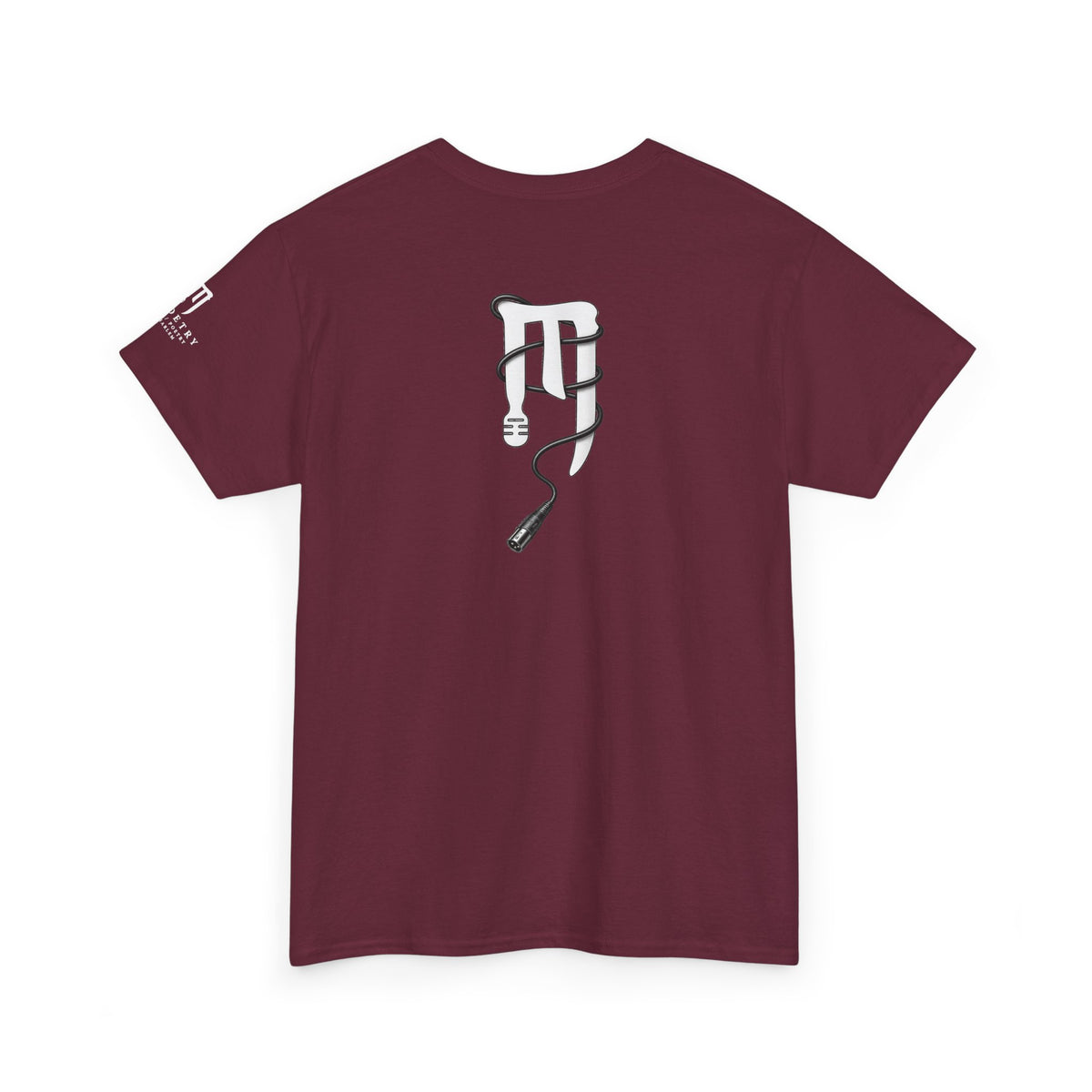 T-Shirt — Minimal Black Drip Logo Tee