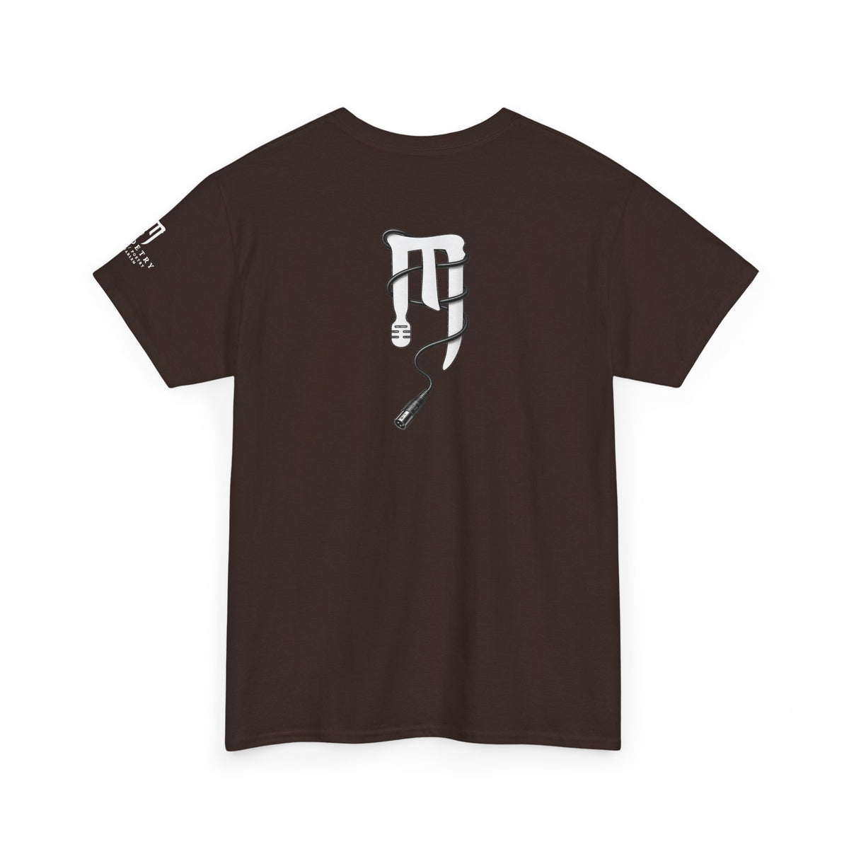 T-Shirt — Minimal Black Drip Logo Tee