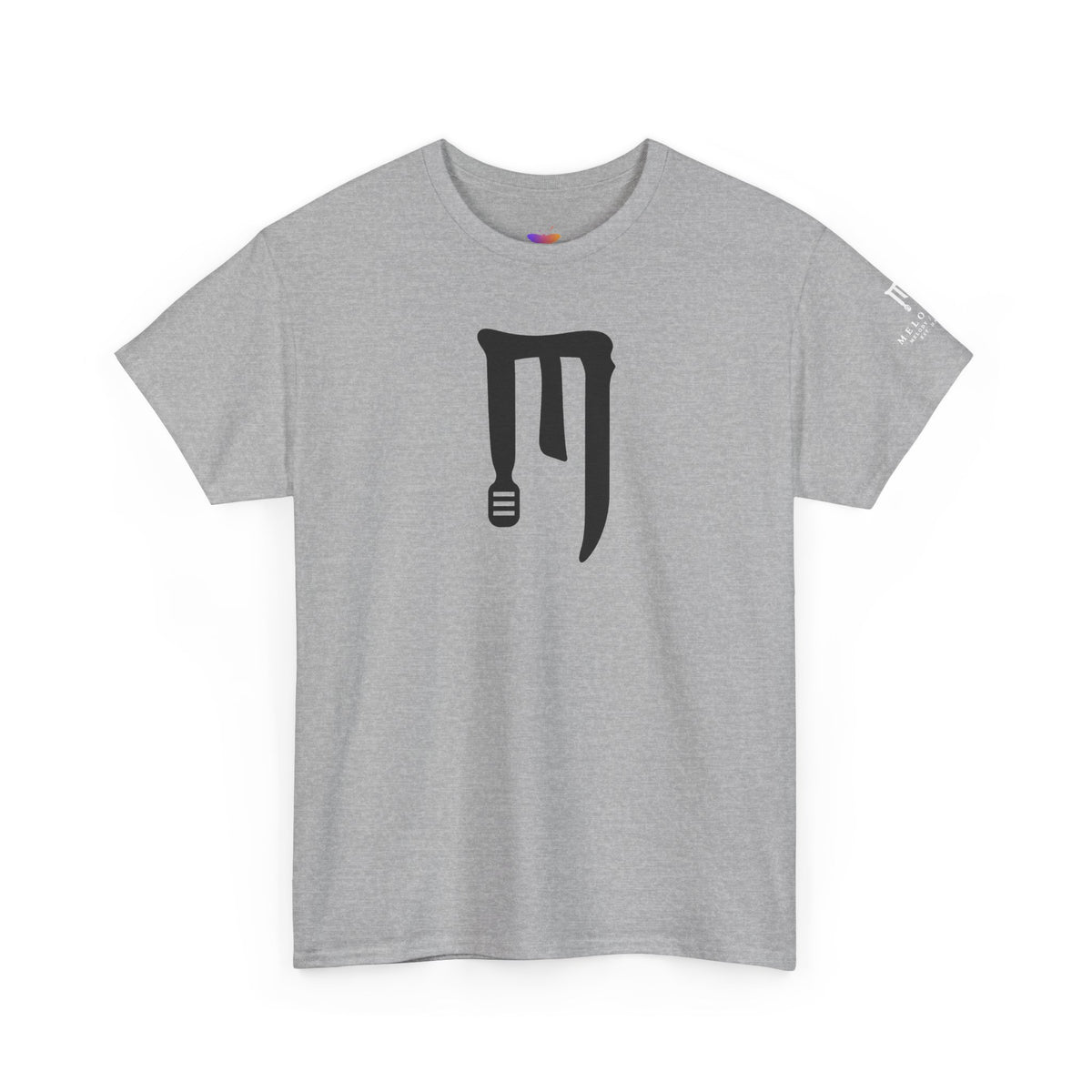 T-Shirt — Minimal Black Drip Logo Tee