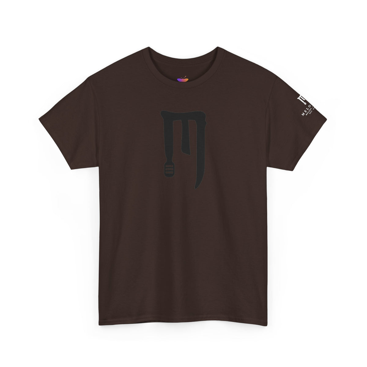 T-Shirt — Minimal Black Drip Logo Tee