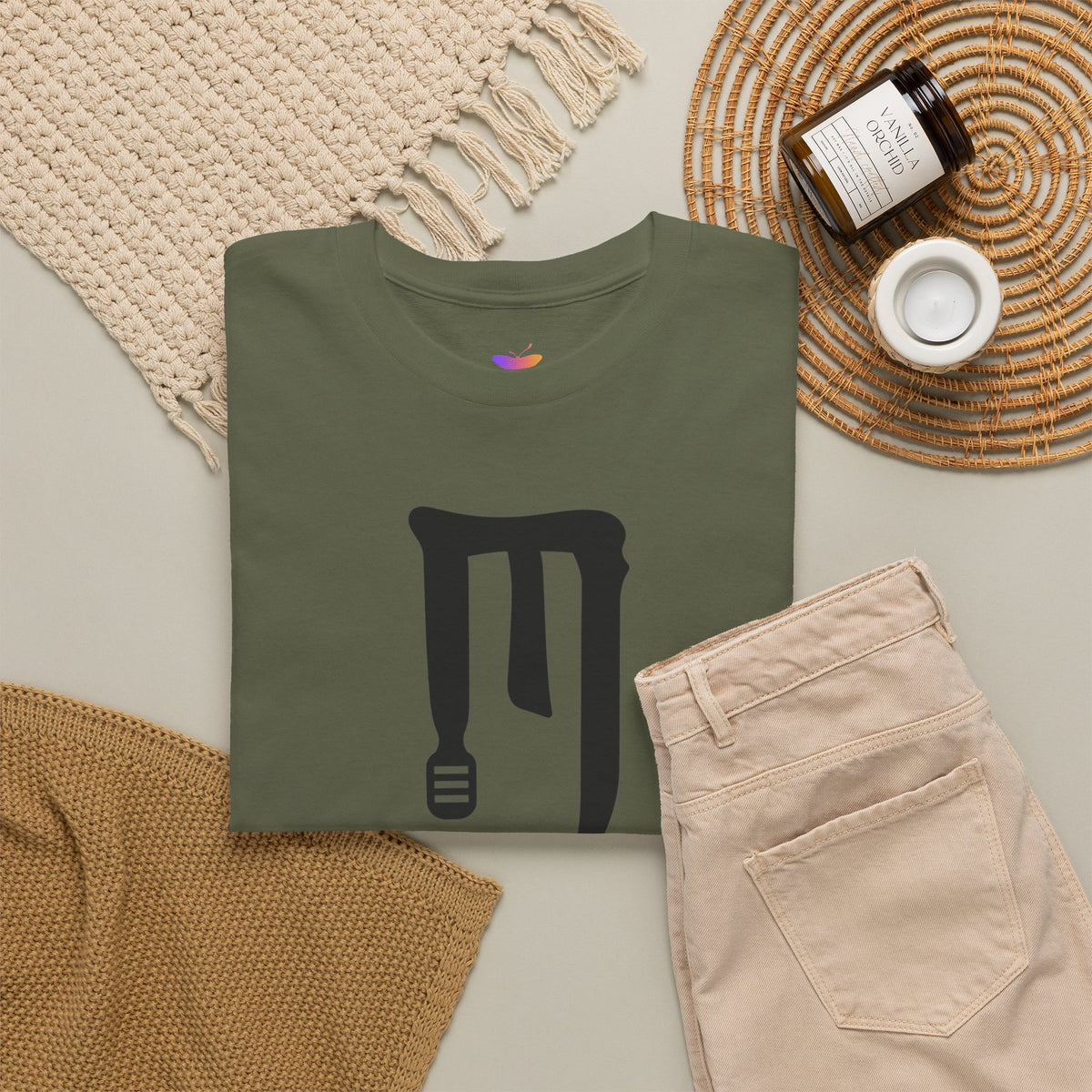 T-Shirt — Minimal Black Drip Logo Tee