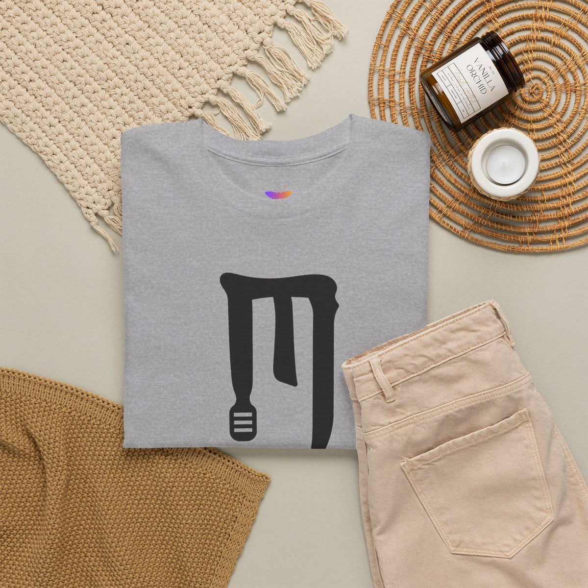 T-Shirt — Minimal Black Drip Logo Tee