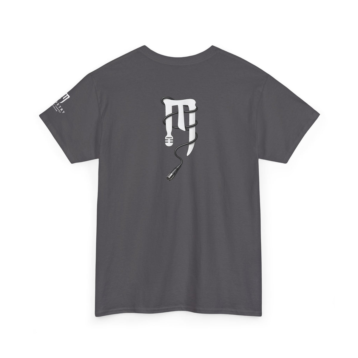 T-Shirt — Minimal Black Drip Logo Tee
