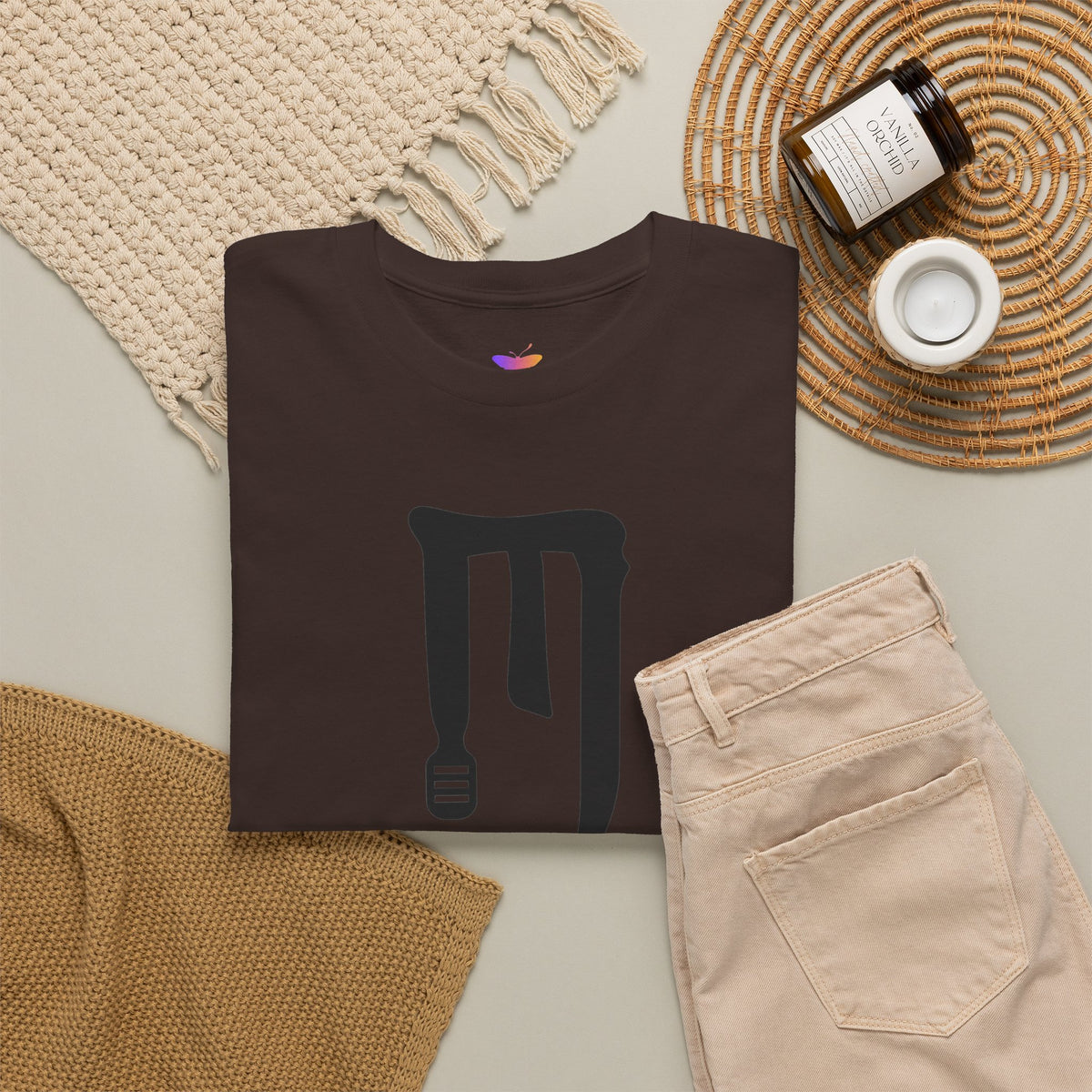 T-Shirt — Minimal Black Drip Logo Tee