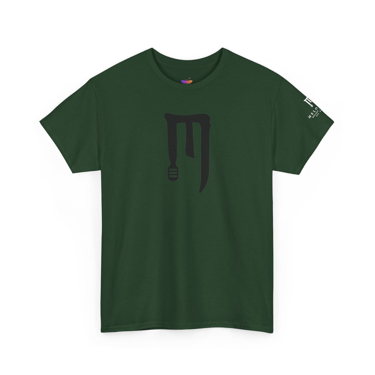 T-Shirt — Minimal Black Drip Logo Tee