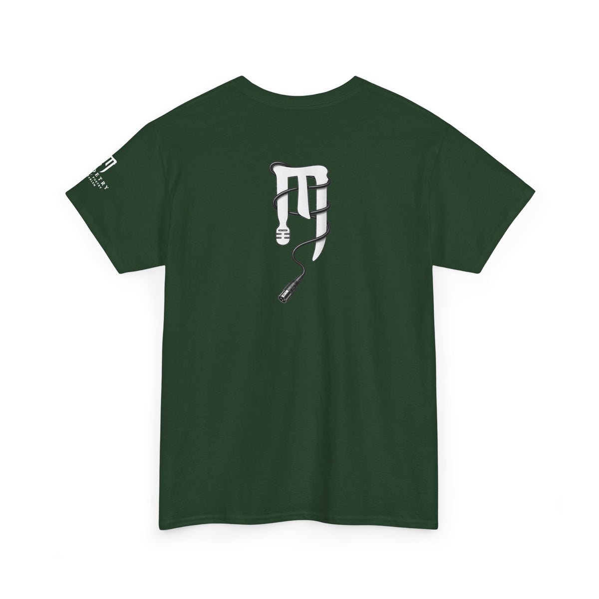 T-Shirt — Minimal Black Drip Logo Tee