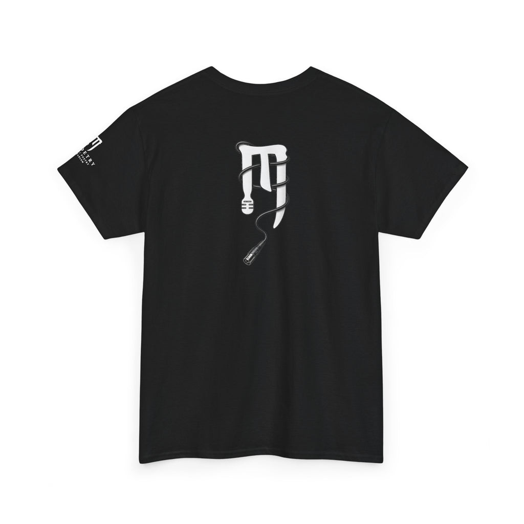 T-Shirt — Minimal Black Drip Logo Tee