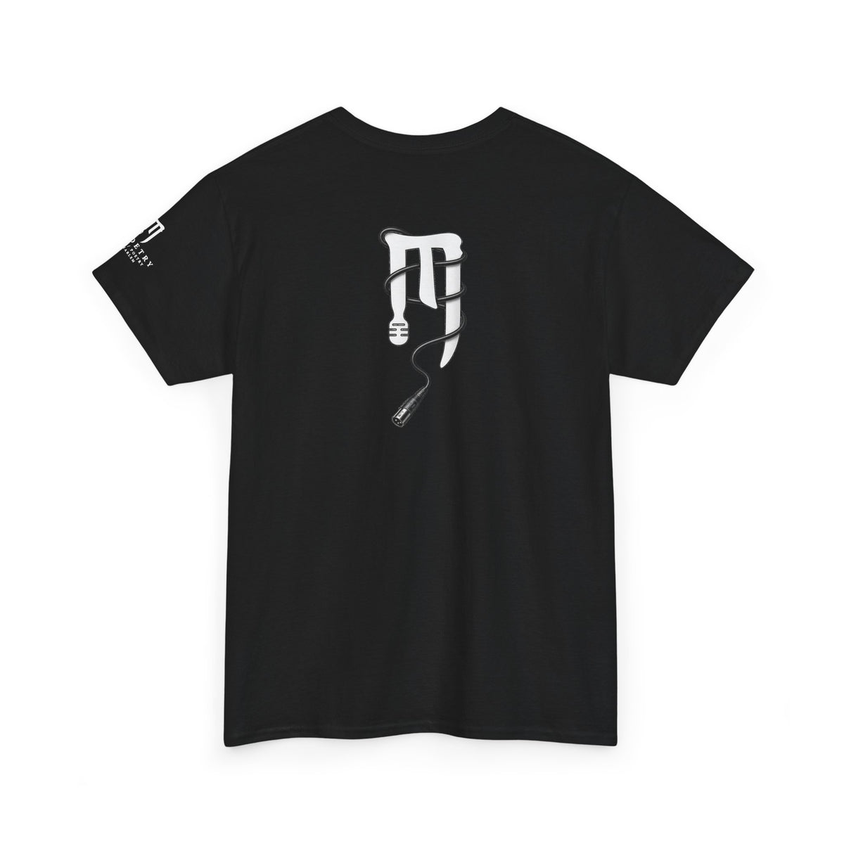 T-Shirt — Minimal Black Drip Logo Tee
