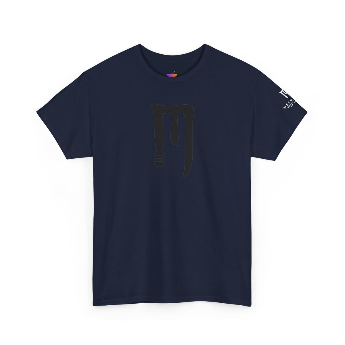 T-Shirt — Minimal Black Drip Logo Tee