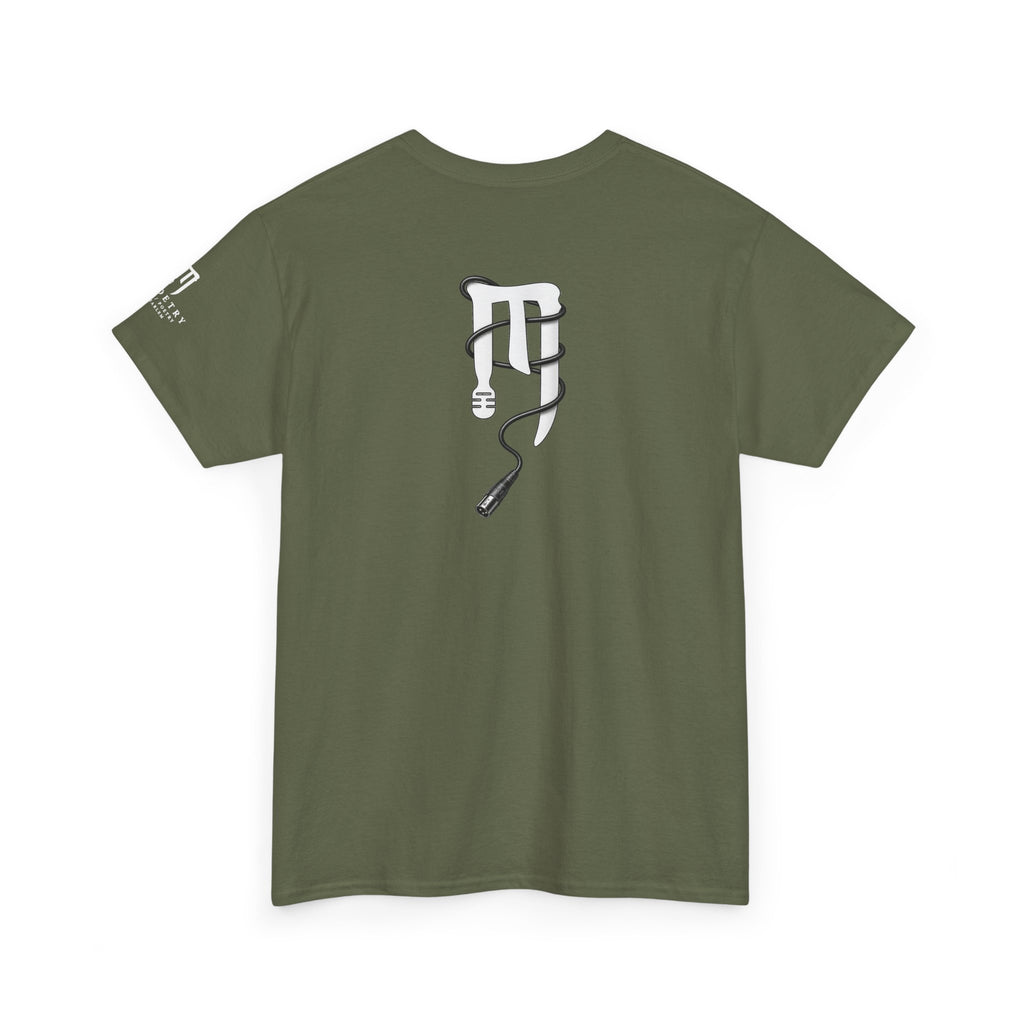 T-Shirt — Minimal Black Drip Logo Tee