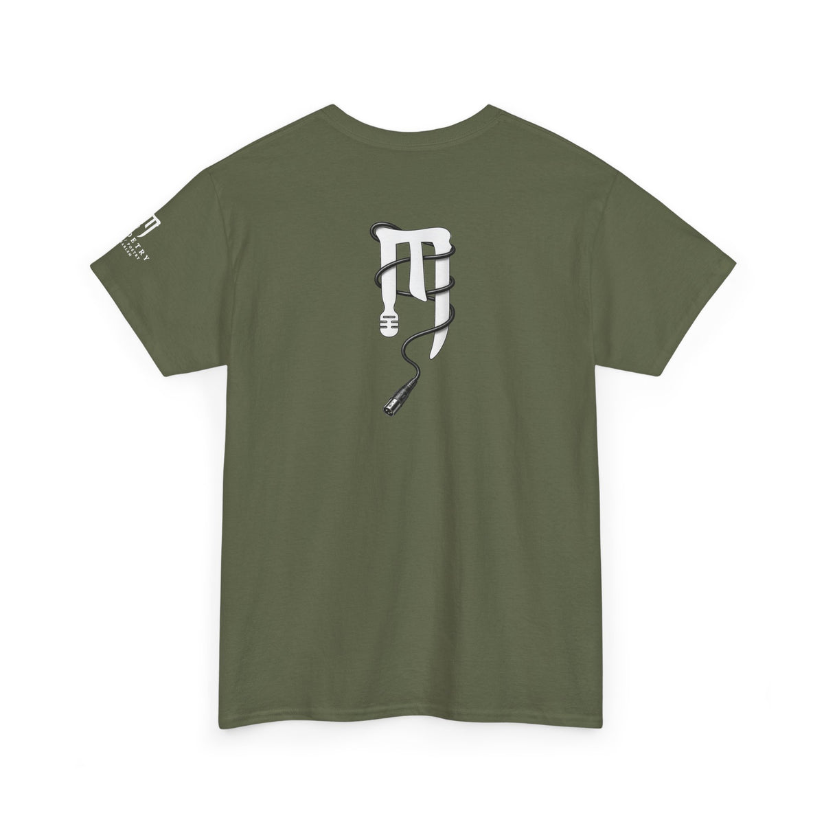 T-Shirt — Minimal Black Drip Logo Tee