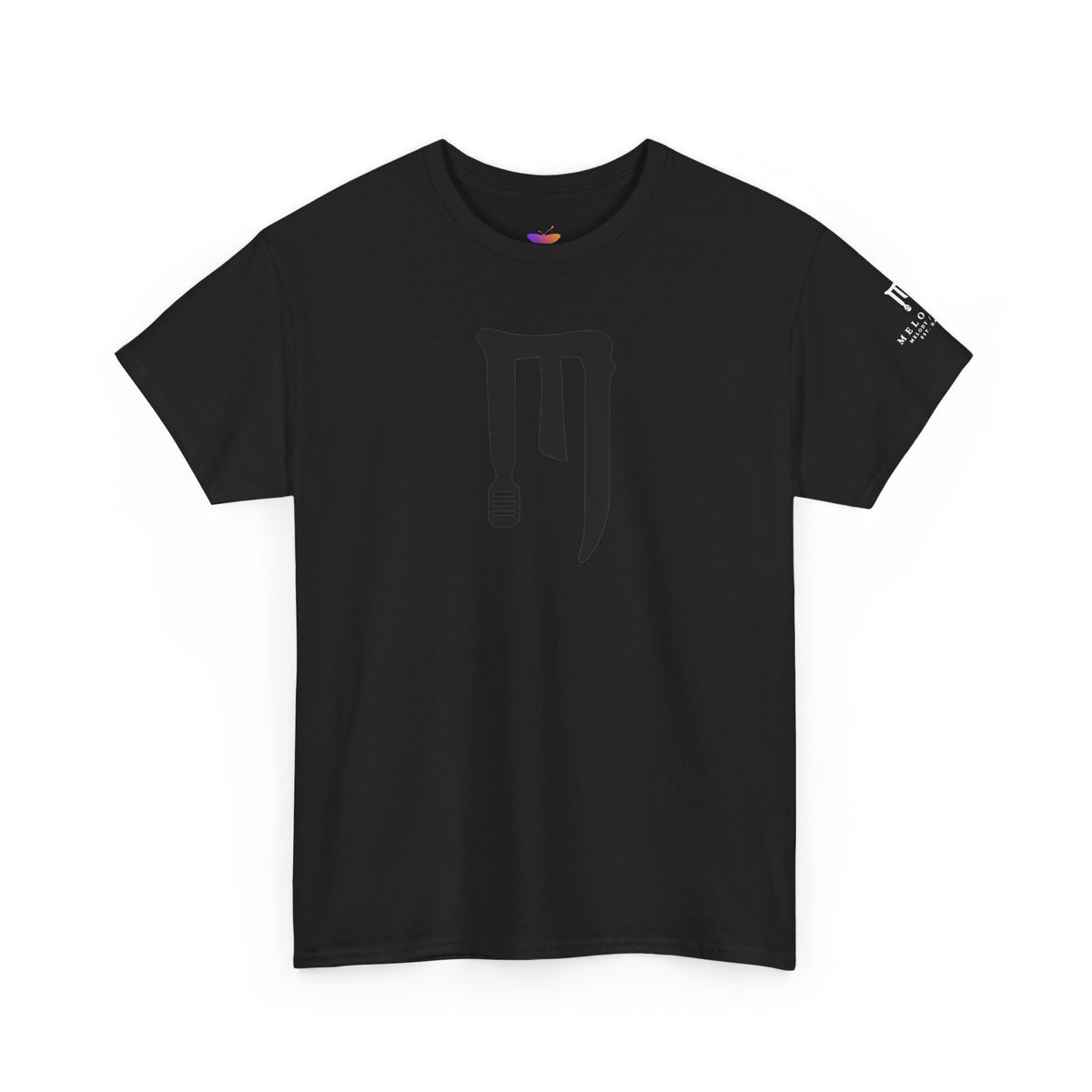T-Shirt — Minimal Black Drip Logo Tee