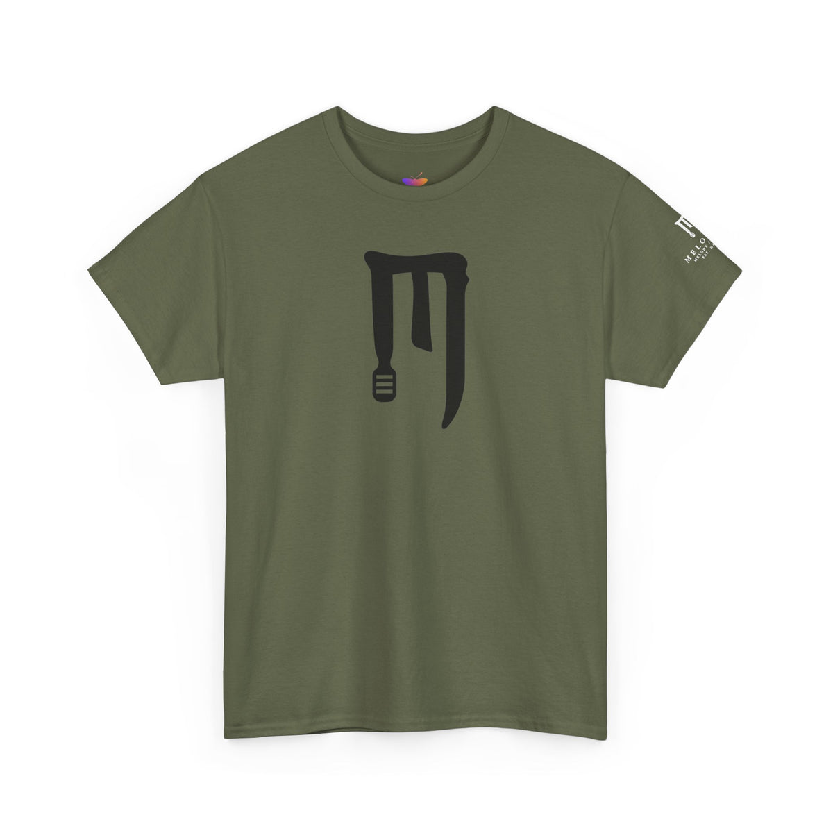 T-Shirt — Minimal Black Drip Logo Tee