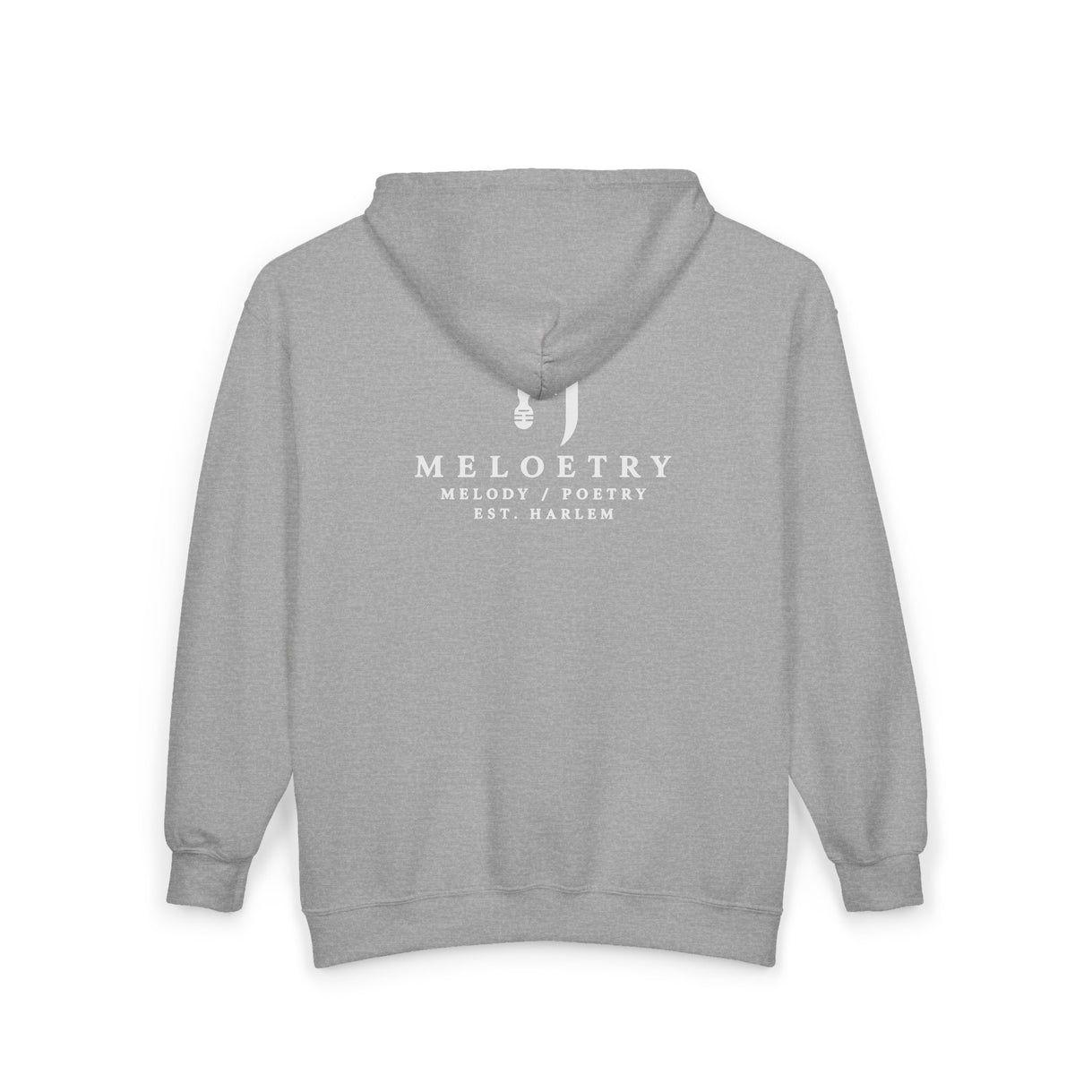 Zip-Up Hoodie with Abstract White Paint Drip Design